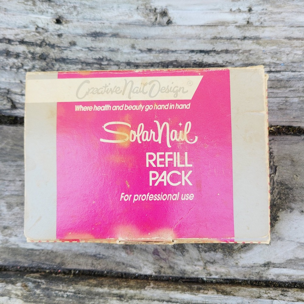 Vintage Creative Nail Design SolarNail Refill Pack Professional Use Collectible